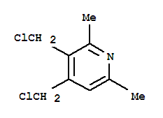 Pyridine,3,4-bis(chloromethyl)-2,6-dimethyl-(8ci)Structure,802045-00-7Structure Pyridine,3,4-bis(chloromethyl)-2,6-dimethyl-(8ci) Structure,802045-00-7Structure