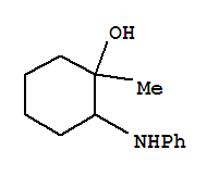 (8ci)-2-苯胺-1-甲基-環(huán)己醇結(jié)構(gòu)式_802260-29-3結(jié)構(gòu)式