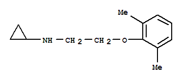 (8ci)-n-[2-(2,6-二甲苯基氧基)乙基]-環(huán)丙胺結(jié)構(gòu)式_802266-04-2結(jié)構(gòu)式