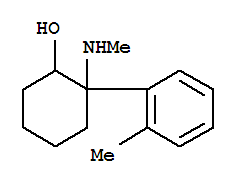 (8ci)-2-(甲基氨基)-2-鄰甲苯-環(huán)己醇結(jié)構(gòu)式_802270-96-8結(jié)構(gòu)式