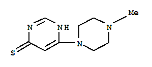 4-Pyrimidinethiol,6-(4-methyl-1-piperazinyl)-(8ci)Structure,802314-51-8Structure 4-Pyrimidinethiol,6-(4-methyl-1-piperazinyl)-(8ci) Structure,802314-51-8Structure