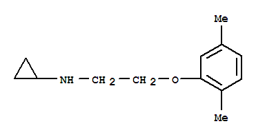 (8ci)-n-[2-(2,5-二甲苯基氧基)乙基]-環(huán)丙胺結(jié)構(gòu)式_802554-34-3結(jié)構(gòu)式