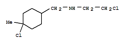 (8ci)-4-氯-n-(2-氯乙基)-4-甲基-環(huán)己烷甲胺結(jié)構(gòu)式_802872-64-6結(jié)構(gòu)式