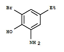(9CI)-2-氨基-6-溴-4-乙基-苯酚結(jié)構(gòu)式_802910-59-4結(jié)構(gòu)式