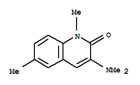 (9ci)-3-(二甲基氨基)-1,6-二甲基-2(1H)-喹啉酮結構式_805192-35-2結構式