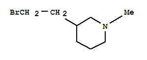 Piperidine, 3-(2-bromoethyl)-1-methyl-(9ci)Structure,805953-74-6Structure Piperidine, 3-(2-bromoethyl)-1-methyl-(9ci) Structure,805953-74-6Structure
