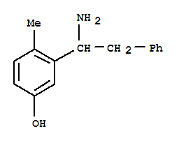 (9CI)-3-(1-氨基-2-苯基乙基)-4-甲基-苯酚結(jié)構(gòu)式_806603-61-2結(jié)構(gòu)式