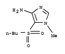 (9ci)-5-(丁基磺?；?-1-甲基-1H-咪唑-4-胺結(jié)構(gòu)式_806639-63-4結(jié)構(gòu)式
