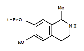 (9ci)-1,2,3,4-四氫-1-甲基-7-(1-甲基乙氧基)-6-異羥基喹啉結(jié)構(gòu)式_807262-63-1結(jié)構(gòu)式