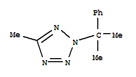 (9ci)-5-甲基-2-(1-甲基-1-苯基乙基)-2H-四唑結構式_807334-59-4結構式
