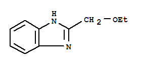 (9ci)-2-(乙氧基甲基)-1H-苯并咪唑結(jié)構(gòu)式_80761-36-0結(jié)構(gòu)式