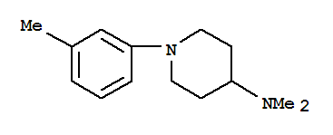 (4ci)-4-二甲基氨基-1-間甲苯-哌啶結構式_808758-49-8結構式