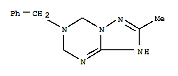 (9ci)-1,5,6,7-四氫-2-甲基-6-(苯基甲基)-[1,2,4]噻唑并[1,5-a][1,3,5]三嗪結(jié)構(gòu)式_810630-11-6結(jié)構(gòu)式