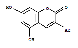 (9ci)-3-乙?；?5,7-二羥基-2H-1-苯并吡喃-2-酮結(jié)構(gòu)式_810676-37-0結(jié)構(gòu)式