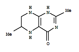 (9ci)-5,6,7,8-四氫-2,6-二甲基-4(1H)-蝶啶酮結(jié)構(gòu)式_81138-95-6結(jié)構(gòu)式