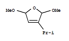 (9ci)-2,5-二氫-2,5-二甲氧基-3-(1-甲基乙基)-呋喃結構式_811861-02-6結構式