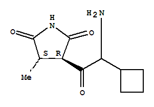 (3r,4s)-(9ci)-3-(氨基環(huán)丁基乙?；?-4-甲基-2,5-吡咯烷二酮結構式_812630-88-9結構式