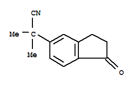 (9ci)-2,3-二氫--alpha-,-alpha--二甲基-1-氧代-1H-茚-5-乙腈結構式_812695-04-8結構式