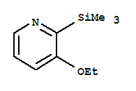 (9CI)-3-乙氧基-2-(三甲基甲硅烷基)-吡啶結(jié)構(gòu)式_81376-79-6結(jié)構(gòu)式