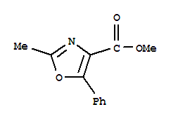 4-Oxazolecarboxylicacid,2-methyl-5-phenyl-,methylester(9ci)Structure,815575-47-4Structure 4-Oxazolecarboxylicacid,2-methyl-5-phenyl-,methylester(9ci) Structure,815575-47-4Structure