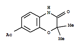 (9ci)-7-乙?；?2,2-二甲基-2H-1,4-苯并噁嗪-3(4h)-酮結(jié)構(gòu)式_816464-27-4結(jié)構(gòu)式