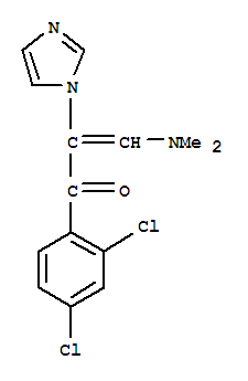 1-(2,4-二氯苯基)-3-(二甲基氨基)-2-(1H-咪唑-1-基)-2-丙烯-1-酮結構式_82013-34-1結構式