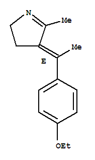 (9ci)-4-[1-(4-乙氧基苯基)亞乙基]-3,4-二氫-5-甲基-,(4e)-2H-吡咯結(jié)構(gòu)式_820213-27-2結(jié)構(gòu)式