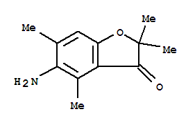 (9ci)-5-氨基-2,2,4,6-四甲基-3(2H)-苯并呋喃酮結(jié)構(gòu)式_820257-60-1結(jié)構(gòu)式