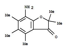 (9ci)-7-氨基-2,2,4,5,6-五甲基-3(2H)-苯并呋喃酮結(jié)構(gòu)式_820257-64-5結(jié)構(gòu)式