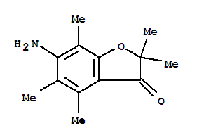 (9ci)-6-氨基-2,2,4,5,7-五甲基-3(2H)-苯并呋喃酮結(jié)構(gòu)式_820257-75-8結(jié)構(gòu)式