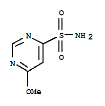 4-Pyrimidinesulfonamide,6-methoxy-(9ci)Structure,82341-71-7Structure 4-Pyrimidinesulfonamide,6-methoxy-(9ci) Structure,82341-71-7Structure