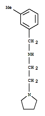 (9ci)-n-[(3-甲基苯基)甲基]-1-吡咯烷乙胺結(jié)構(gòu)式_827326-53-4結(jié)構(gòu)式