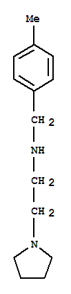 (9ci)-n-[(4-甲基苯基)甲基]-1-吡咯烷乙胺結(jié)構(gòu)式_827327-09-3結(jié)構(gòu)式