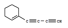 (9ci)-1-(1,3-丁二炔)-環(huán)己烯結(jié)構(gòu)式_82936-58-1結(jié)構(gòu)式