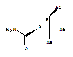 順式-(9ci)-3-乙?；?2,2-二甲基-環(huán)丁烷羧酰胺結(jié)構(gòu)式_83324-75-8結(jié)構(gòu)式