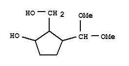 (9ci)-2-(二甲氧基甲基)-5-羥基-環(huán)戊烷甲醇結(jié)構(gòu)式_84231-15-2結(jié)構(gòu)式
