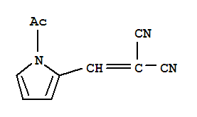 1H-pyrrole,1-acetyl-2-(2,2-dicyanoethenyl)-(9ci)Structure,845294-44-2Structure 1H-pyrrole,1-acetyl-2-(2,2-dicyanoethenyl)-(9ci) Structure,845294-44-2Structure