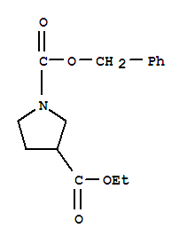 1-Cbz-pyrrolidine-3-carboxylic acid ethyl esterStructure,848413-99-0Structure 1-Cbz-pyrrolidine-3-carboxylic acid ethyl ester Structure,848413-99-0Structure