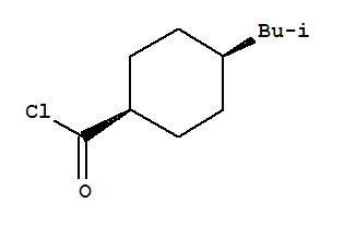 順式-(9ci)-4-(2-甲基丙基)-環(huán)己烷羰酰氯結(jié)構(gòu)式_84855-55-0結(jié)構(gòu)式