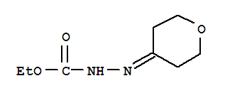 Hydrazinecarboxylic acid,(tetrahydro-4h-pyran-4-ylidene)-,ethyl ester (9ci)Structure,848667-12-9Structure Hydrazinecarboxylic acid,(tetrahydro-4h-pyran-4-ylidene)-,ethyl ester (9ci) Structure,848667-12-9Structure