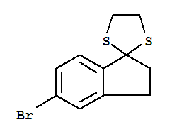 5-Bromo-1,1-(ethylenedithio)-indaneStructure,850349-56-3Structure 5-Bromo-1,1-(ethylenedithio)-indane Structure,850349-56-3Structure