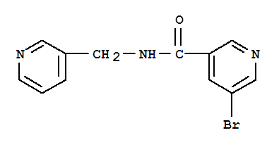 5-Bromo-n-(3-pyridinylmethyl)-3-pyridinecarboxamideStructure,852916-15-5Structure 5-Bromo-n-(3-pyridinylmethyl)-3-pyridinecarboxamide Structure,852916-15-5Structure