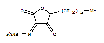 2,3,4(5H)-furantrione,5-hexyl-,3-phenylhydrazone (5ci)Structure,854703-08-5Structure 2,3,4(5H)-furantrione,5-hexyl-,3-phenylhydrazone (5ci) Structure,854703-08-5Structure