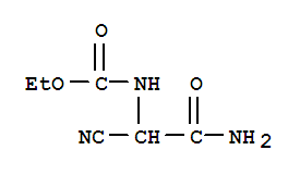 Carbamic acid,(carbamoylcyanomethyl)-,ethyl ester (5ci)Structure,854882-46-5Structure Carbamic acid,(carbamoylcyanomethyl)-,ethyl ester (5ci) Structure,854882-46-5Structure