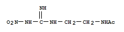 N-[2-(2-硝基胍基)乙基]-乙酰胺結(jié)構(gòu)式_855926-49-7結(jié)構(gòu)式