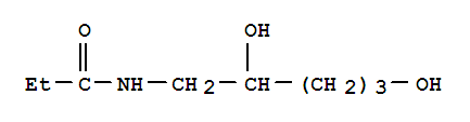 (5CI)-N-(2,5-二羥基戊基)-丙酰胺結(jié)構(gòu)式_856985-81-4結(jié)構(gòu)式