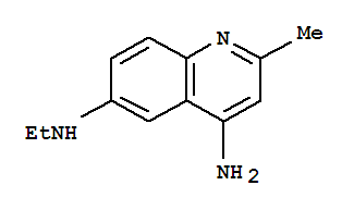 Quinaldine,4-amino-6-ethylamino-Structure,858451-60-2Structure Quinaldine,4-amino-6-ethylamino- Structure,858451-60-2Structure