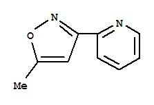 (9ci)-2-(5-甲基-3-異噁唑基)-吡啶結(jié)構(gòu)式_85903-31-7結(jié)構(gòu)式