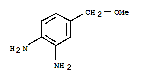 1,2-Benzenediamine, 4-(methoxymethyl)-Structure,85912-92-1Structure 1,2-Benzenediamine, 4-(methoxymethyl)- Structure,85912-92-1Structure