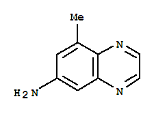 8-甲基-6-喹噁啉胺結(jié)構(gòu)式_860502-14-3結(jié)構(gòu)式